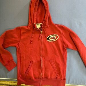 Faded style Carolina Hurricanes zip hoodie (rarely worn)